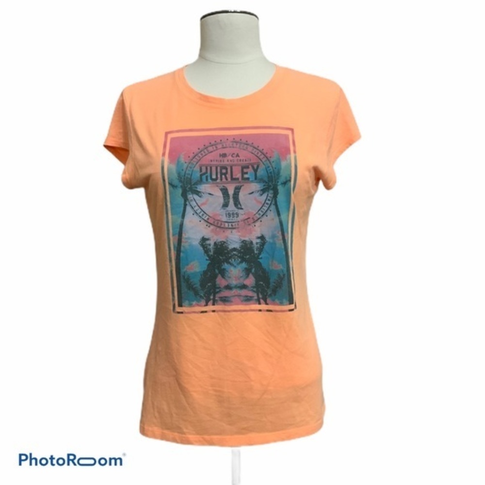 Hurley girl SS tee shirt size X Lager EUC